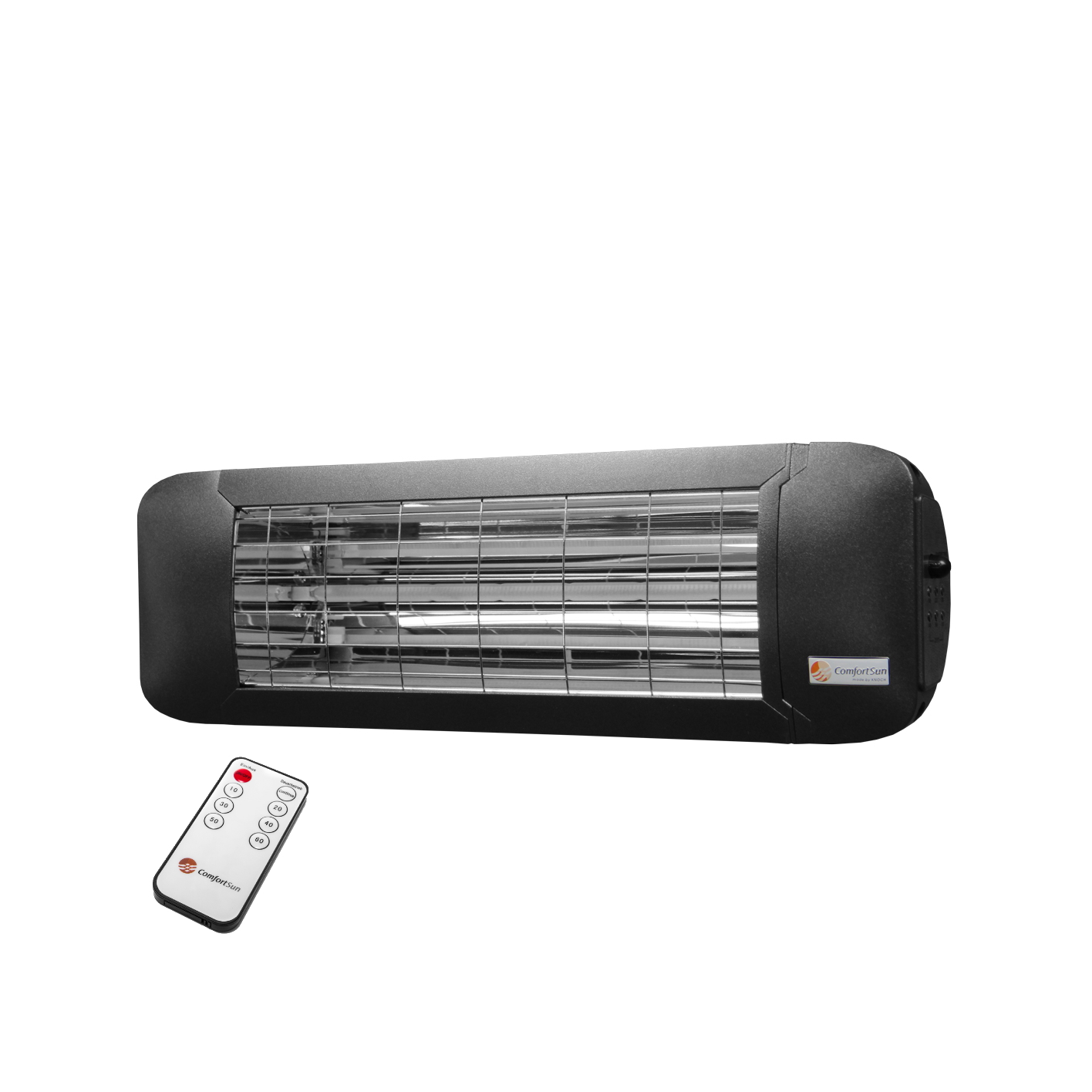 Bad Heizstrahler Plus anthrazit Vorderseite